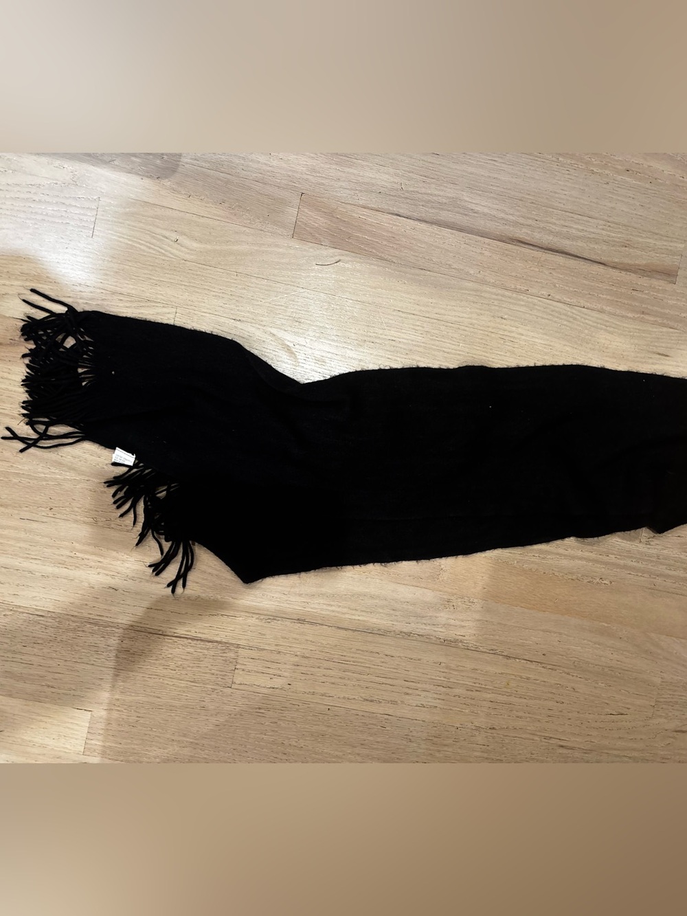 Black scarf -
